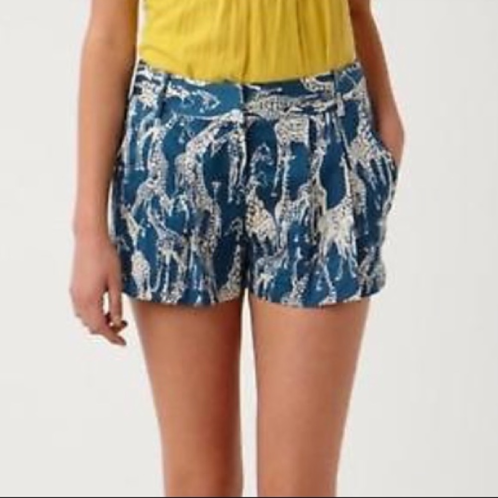 Anthropologie Silk Shorts